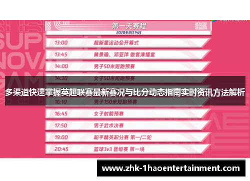 多渠道快速掌握英超联赛最新赛况与比分动态指南实时资讯方法解析 多渠道快速掌握英超联赛最新赛况与比分动态指南实时资讯方法解析